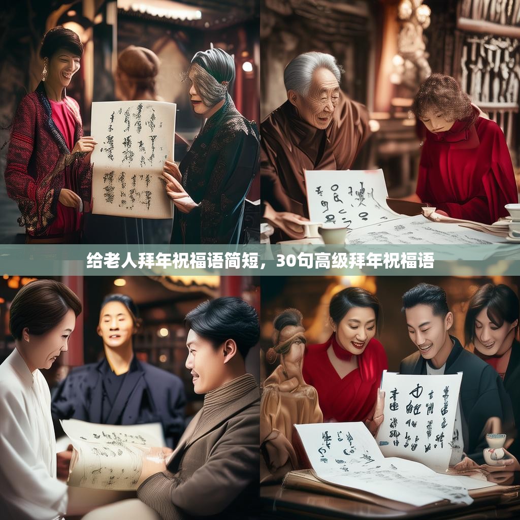 给老人拜年祝福语简短,30句高级拜年祝福语