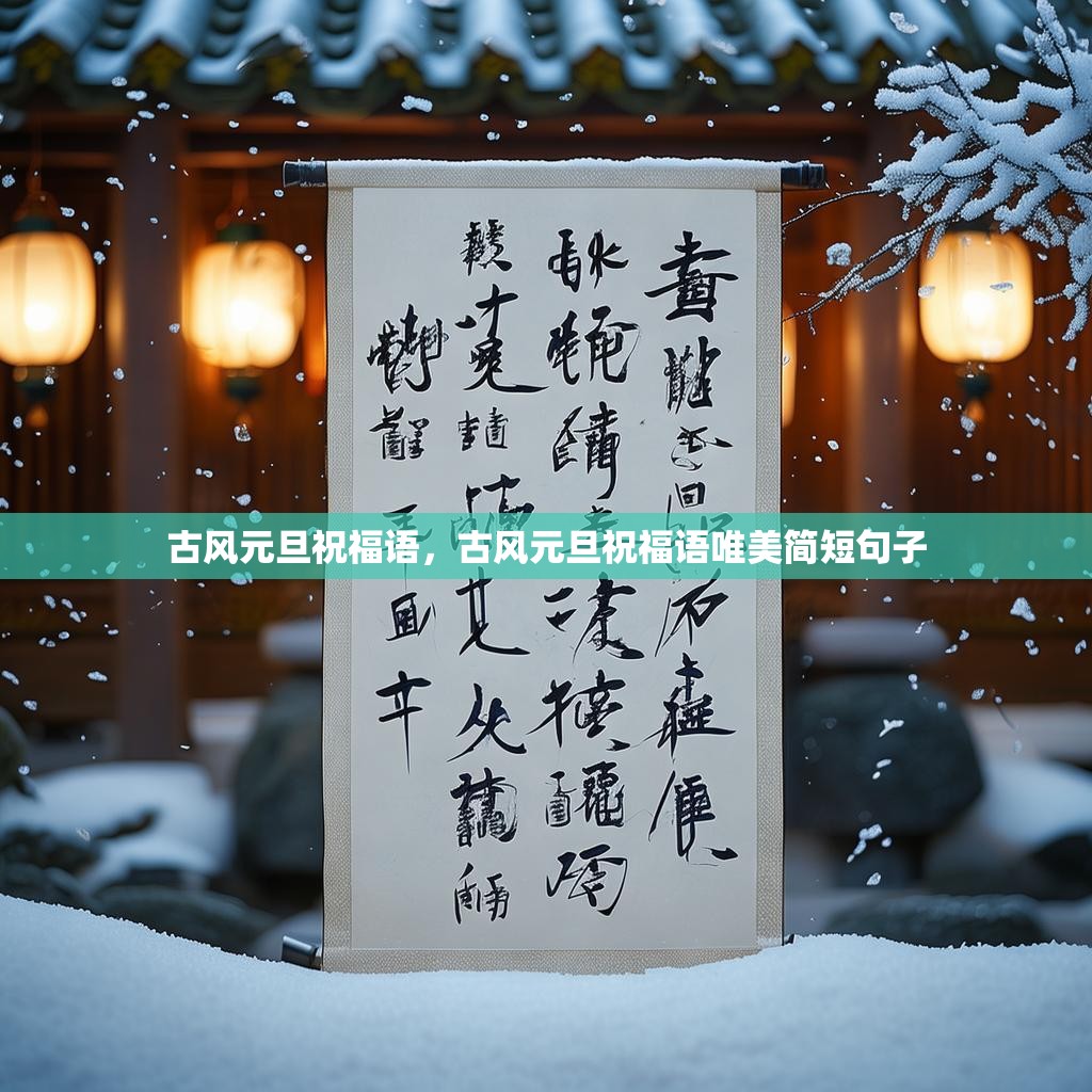 古风元旦祝福语,古风元旦祝福语唯美简短句子