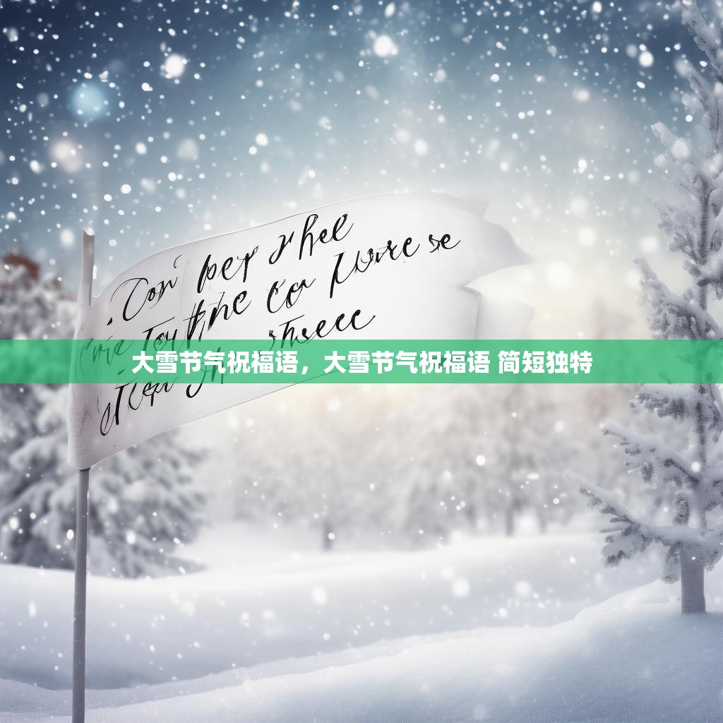 大雪节气祝福语,大雪节气祝福语 简短独特