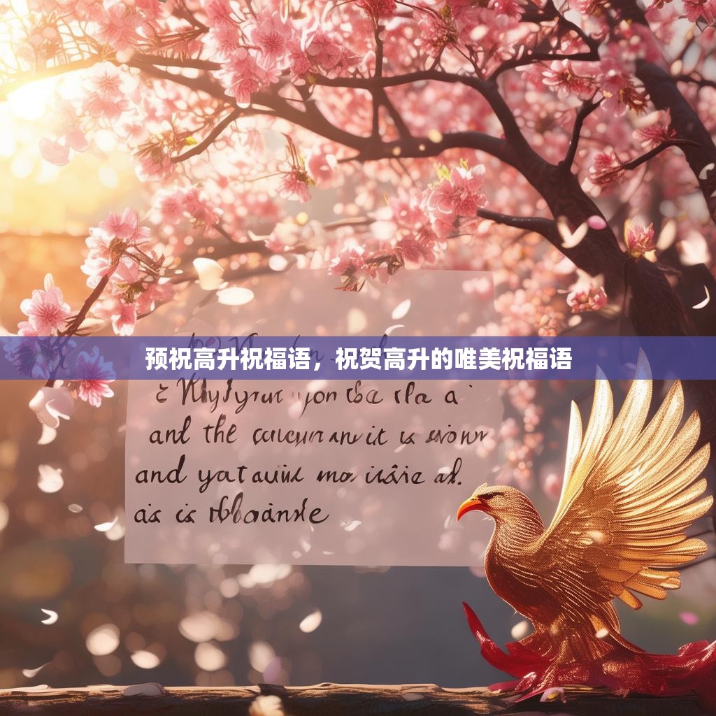 预祝高升祝福语,祝贺高升的唯美祝福语
