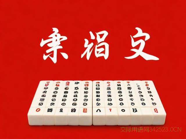 打麻将祝福语顺口溜，打麻将祝福语顺口溜幽默