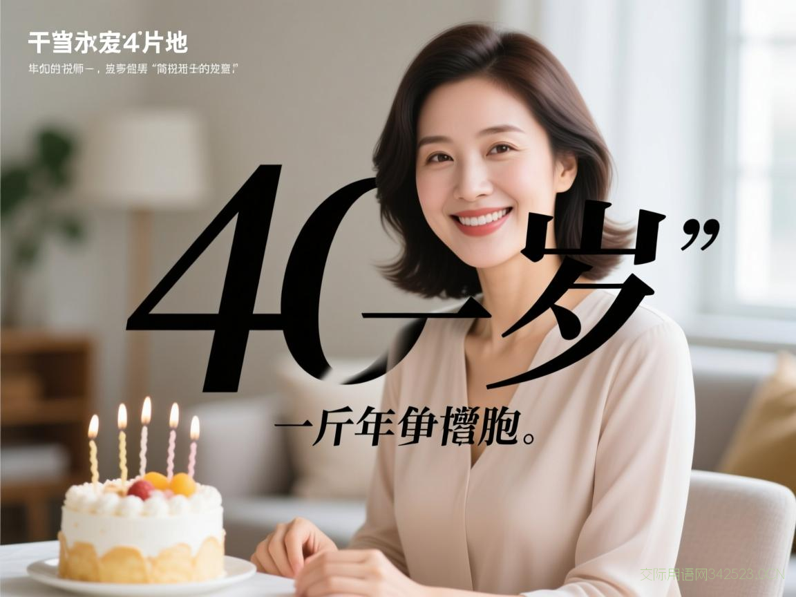 四十岁女人生日祝福语，四十岁女人生日祝福语 简短独特
