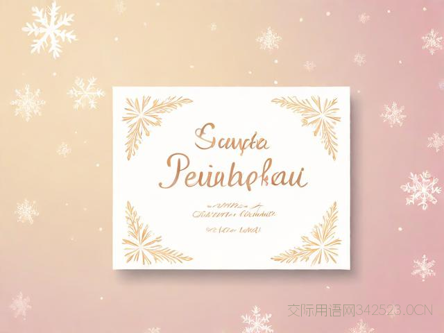 圣诞卡祝福语，圣诞祝福语卡片