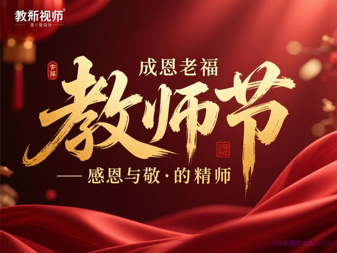 祝福语教师节四字成语，教师节的祝福四字词语