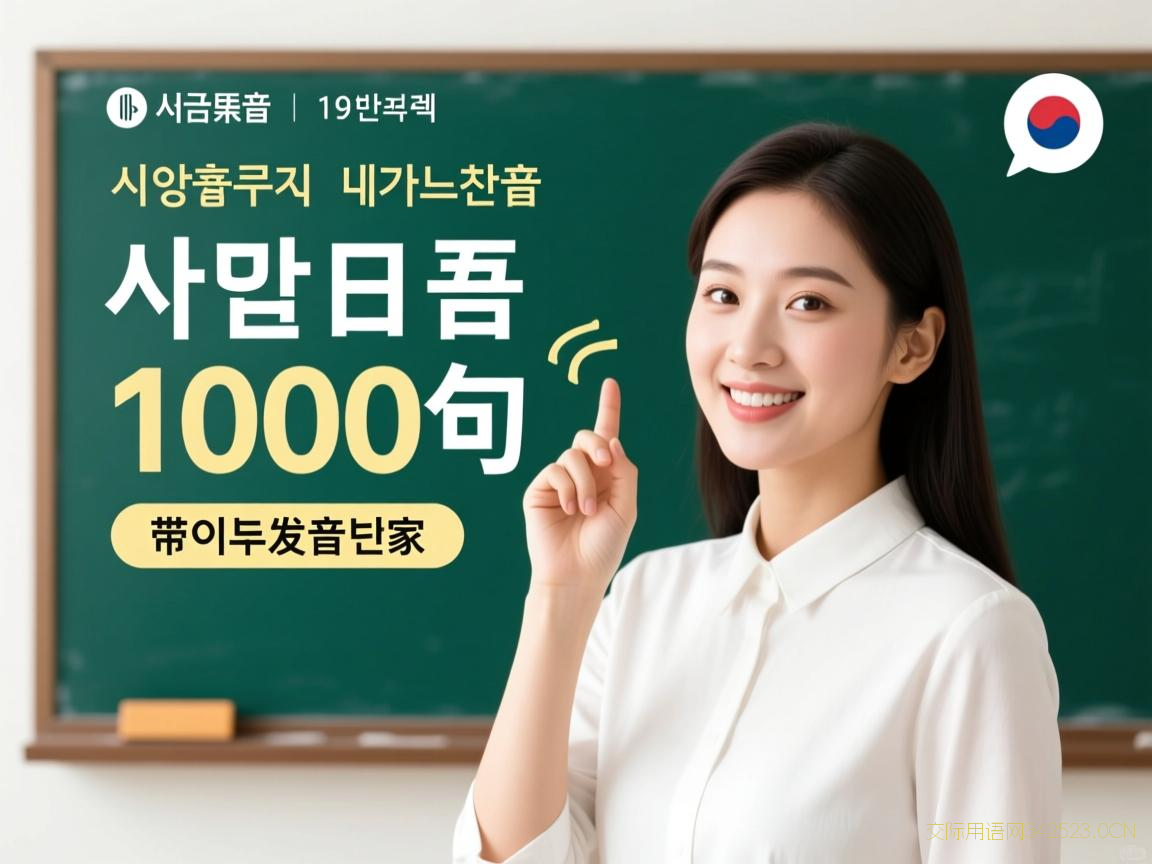 韩语日常用语音译，韩语日常用语1000句带中文发音音频