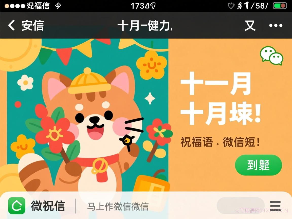 十一月份祝福语微信，十一月祝福语微信短语