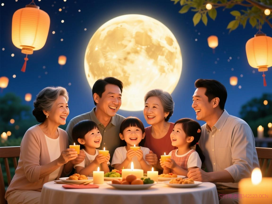 中秋节家人的祝福语大全，中秋节家人的祝福语句