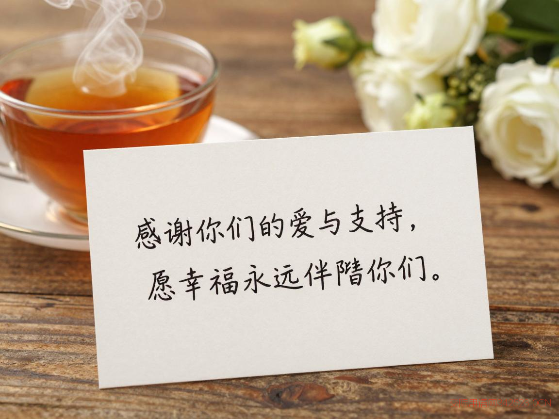 感谢亲朋的祝福语，感谢亲朋好友的祝福语