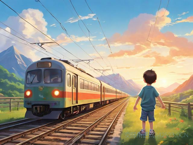 儿子坐火车走了祝福语，孩子坐小火车的说说