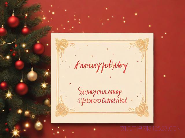 圣诞节祝福语贺卡英语，圣诞节英语卡片祝福语