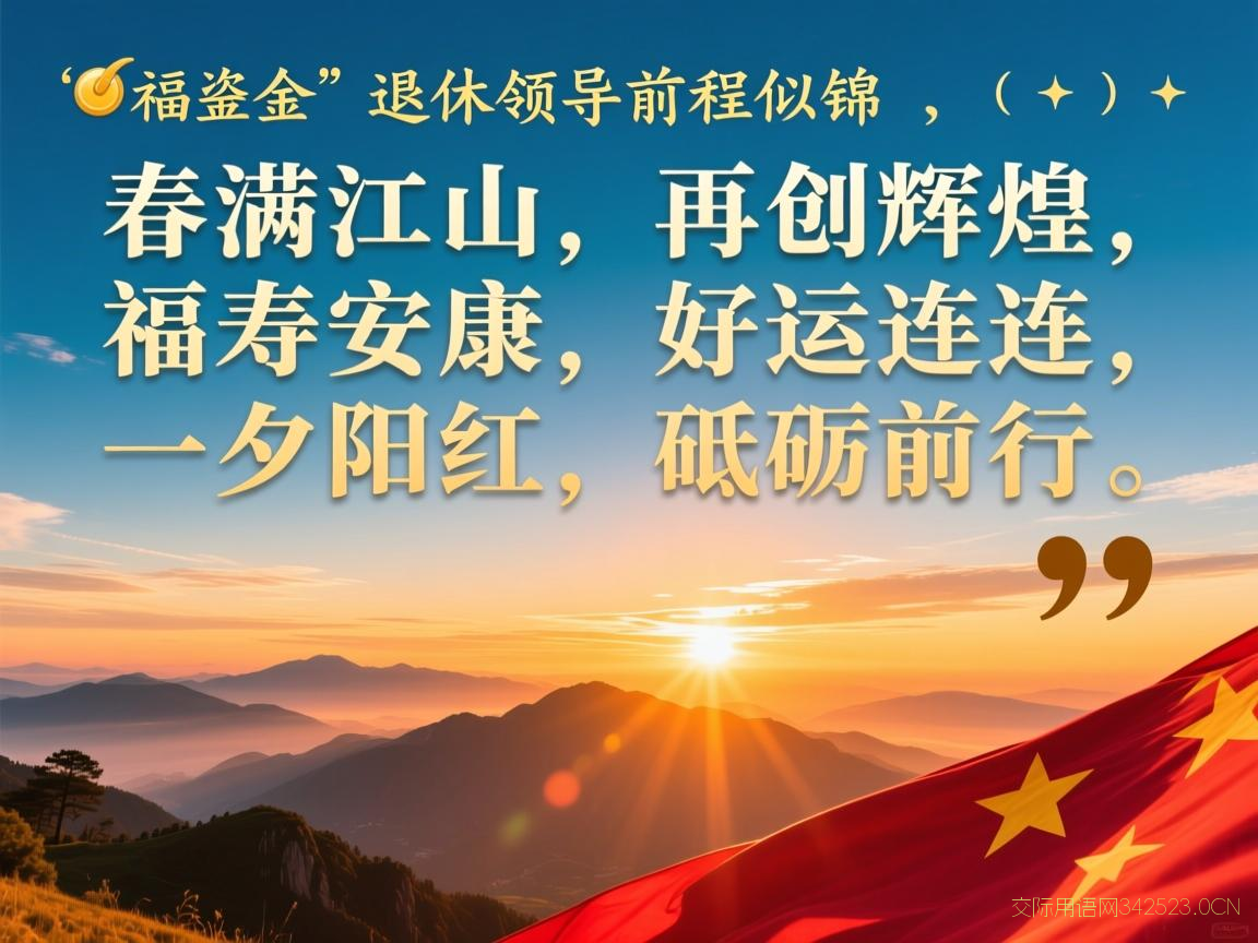 给退休领导的祝福语，十句顶级退休金句