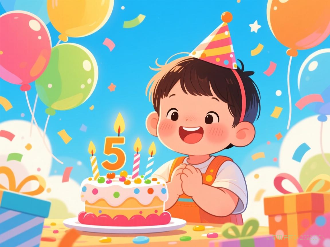 5岁小朋友生日祝福语，5岁小朋友生日祝福语大全
