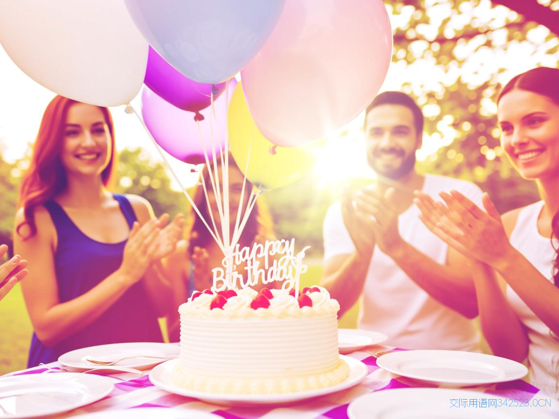 生日祝福语英文配图，生日祝福语英文短句