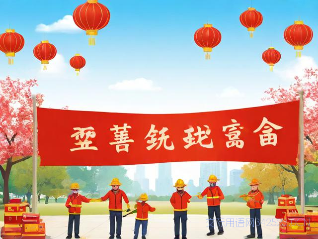 横幅祝福语环卫节，环卫新年贺词美篇