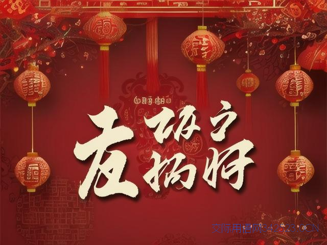 春节4字祝福语，春节4字祝福语画画图片