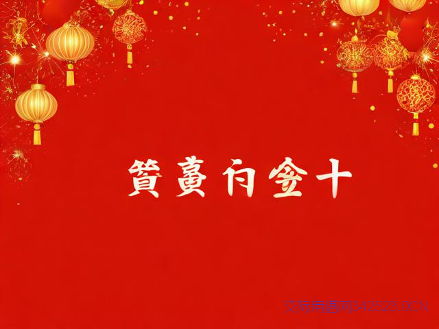 元旦祝福语四字词语，元旦祝福语四字成语