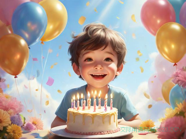 九月儿子生日祝福语，祝儿子生日短句9岁