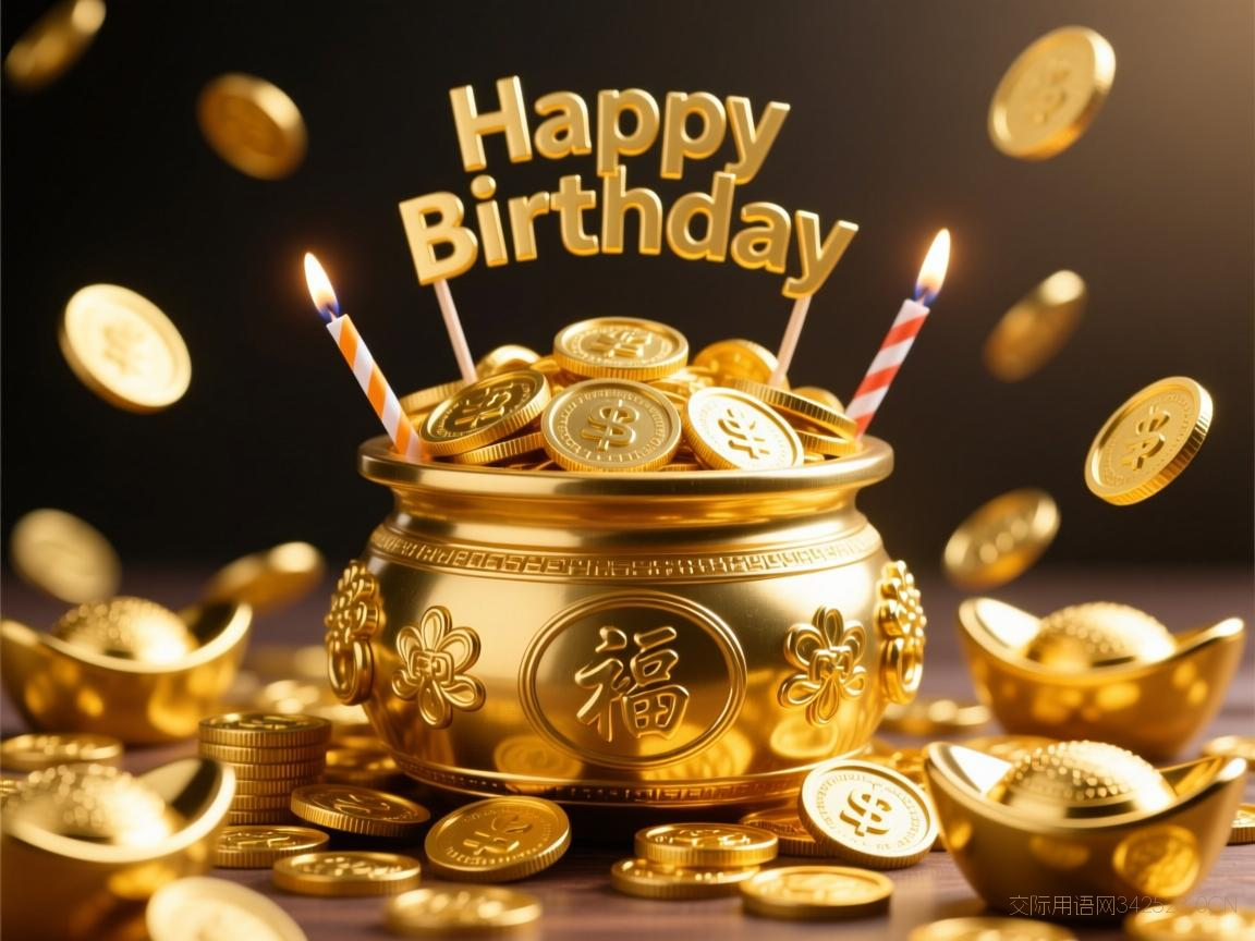 生日祝福语发财的句子，精辟的生日祝福关于发财