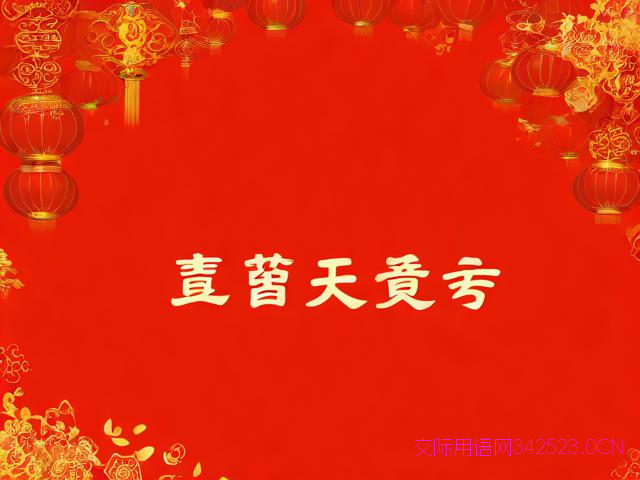 春节祝福语的四字词语，春节祝福语四字词语从一到十