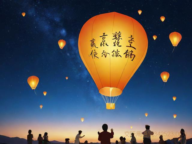 孔明灯上的祝福语，孔明灯上面的寄语