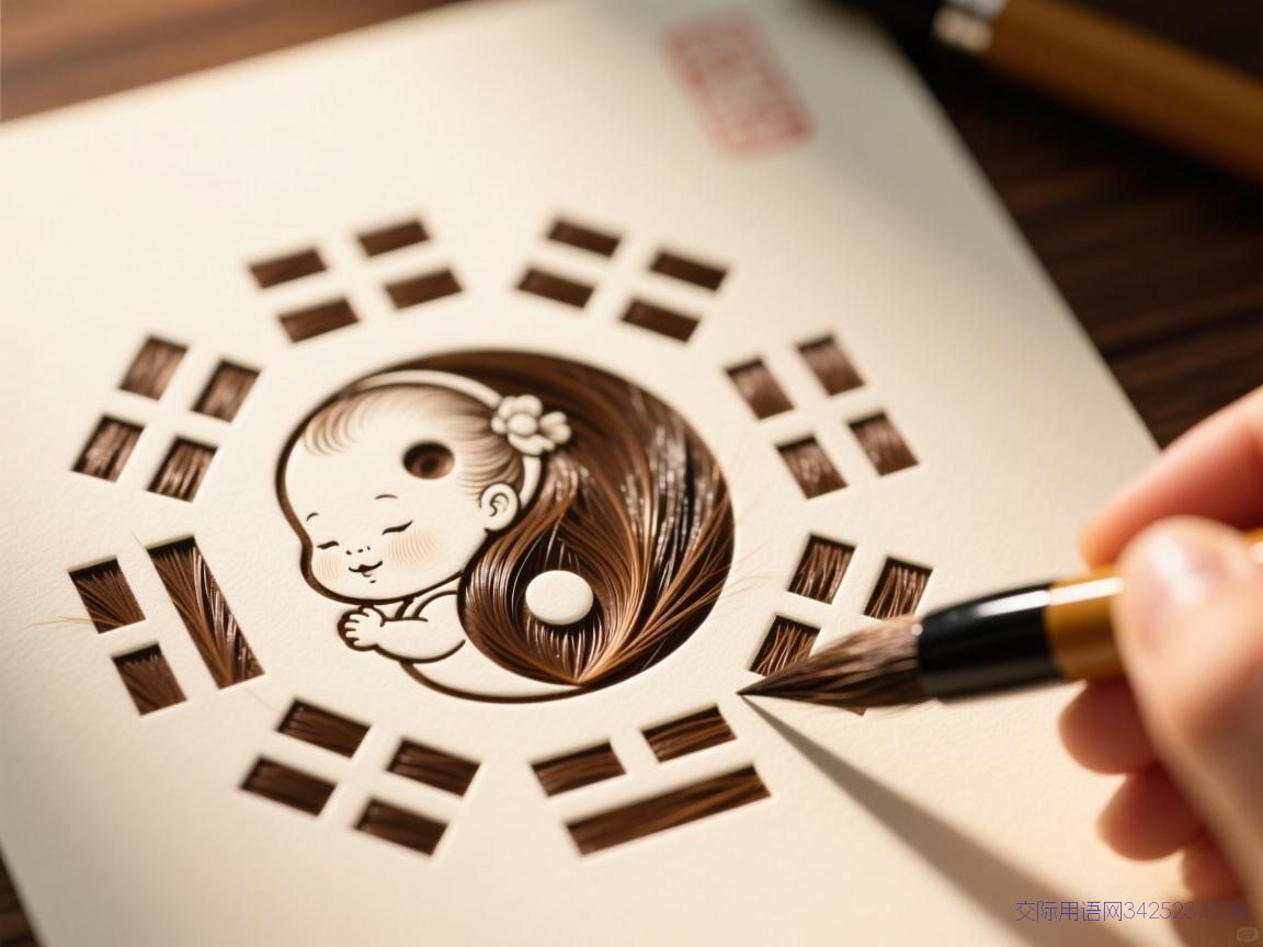 宝宝胎毛笔祝福语刻字，女宝胎毛笔祝福语八字