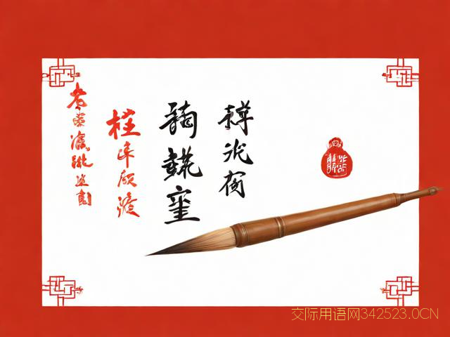 毛笔书法祝福语，毛笔书法祝福语格式