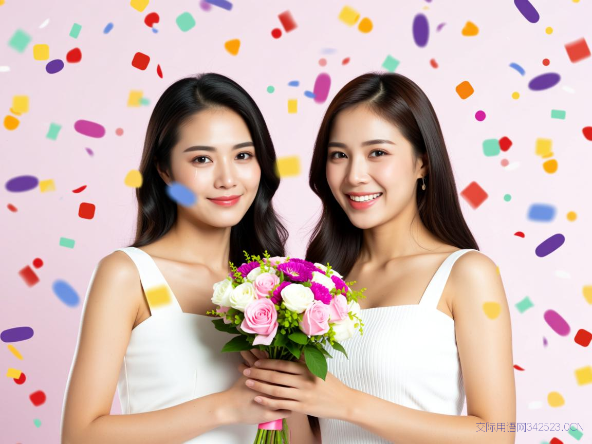 闺蜜接到捧花的祝福语，闺蜜收到捧花的祝福语