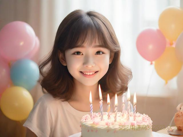 生日祝福语英语语文，生日祝福语英语语文版