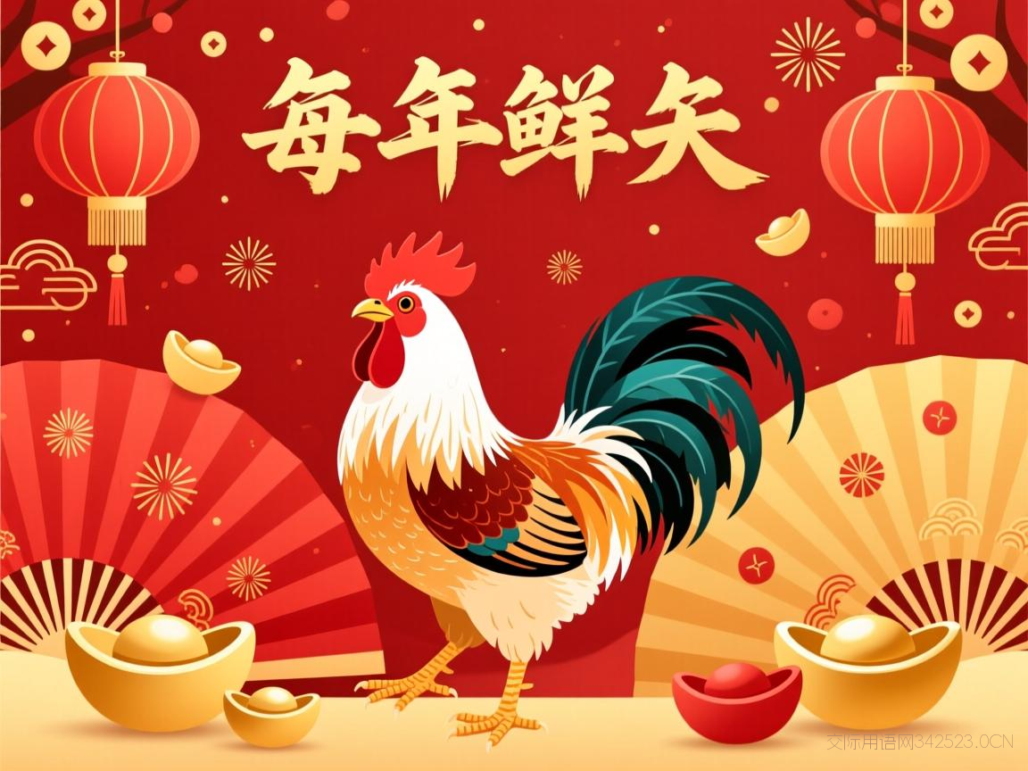 鸡年新年贺卡祝福语，关于鸡的新年祝福语