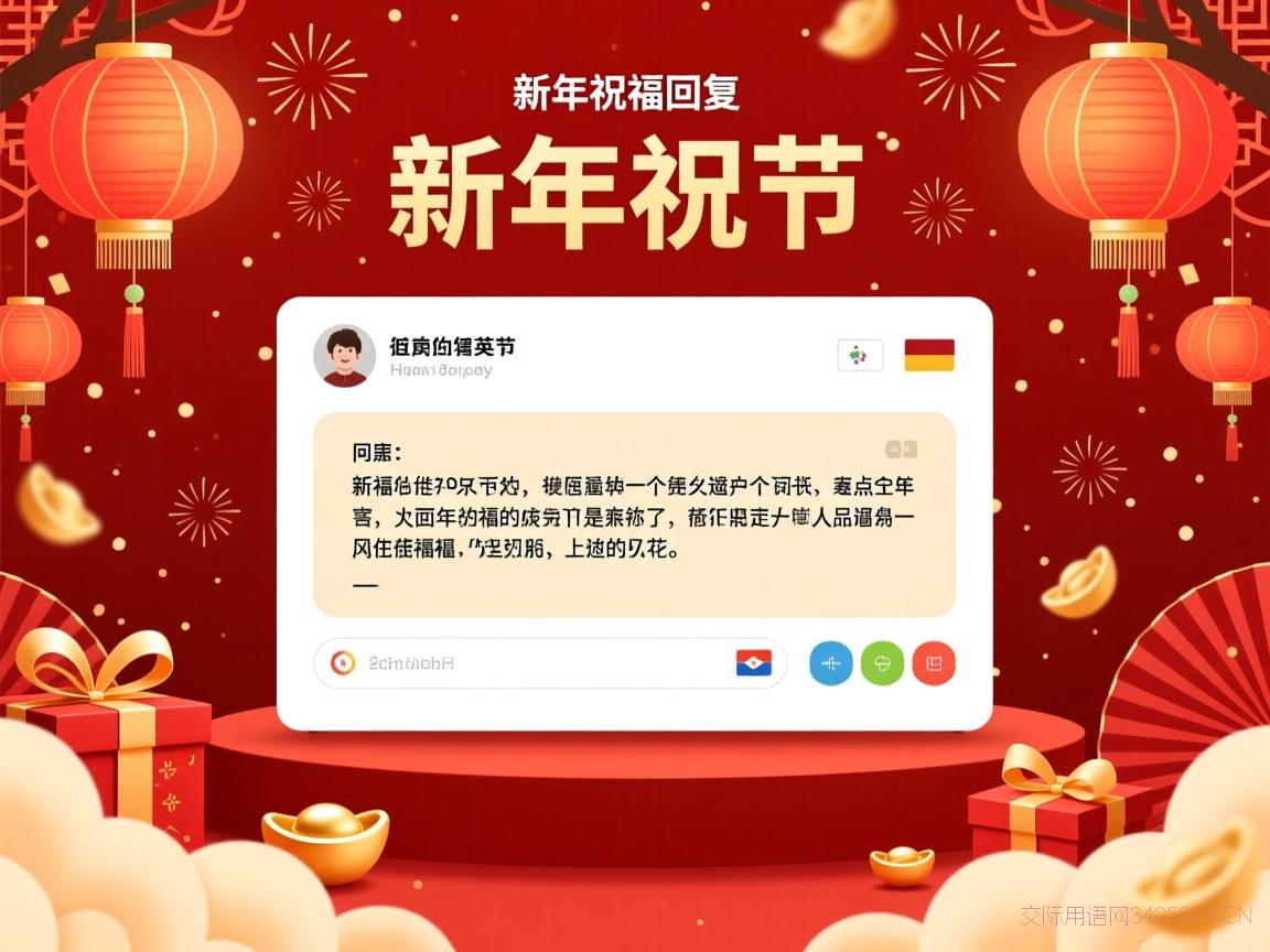 英文新年祝福语回复，新年祝福回复 英文