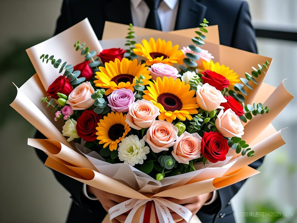 送客户花束祝福语，送客户花束祝福语大全